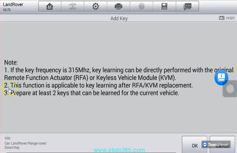 Autel IM508 Adds 2019 Range Rover Smart Key via OBD