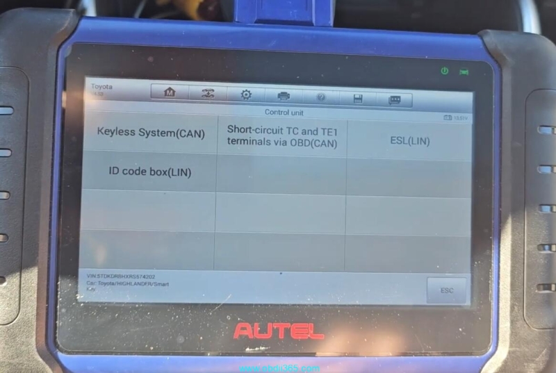 Autel IM508 Adds 2024 Highlander Smart Key via Xhorse XM38