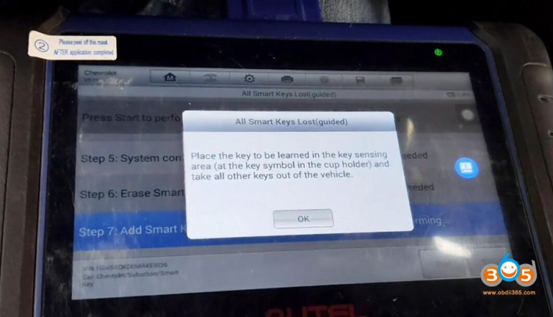 Autel IM508 Program GM 2021-2024 All Smart Keys Lost Guide