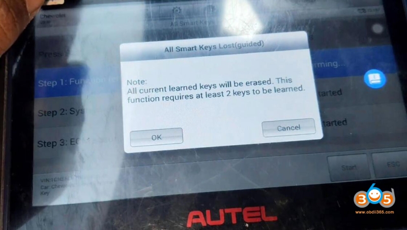 Autel IM508 Program GM 2021-2024 All Smart Keys Lost Guide