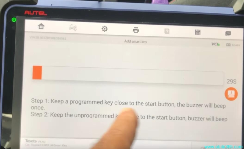 Autel IM608 and APB112 Program Toyota Corolla 2019 All Keys Lost