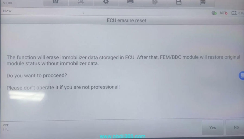 Autel IM608 BMW FEM Programming Failed, Restore EEPROM Data Solution