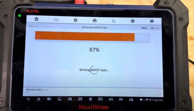 Autel IM608 Clone Mercedes FBS4 ECU via Gbox3