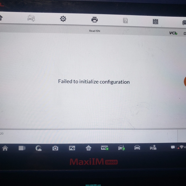Autel IM608 Failed to Read BMW Bosch DME ISN solution