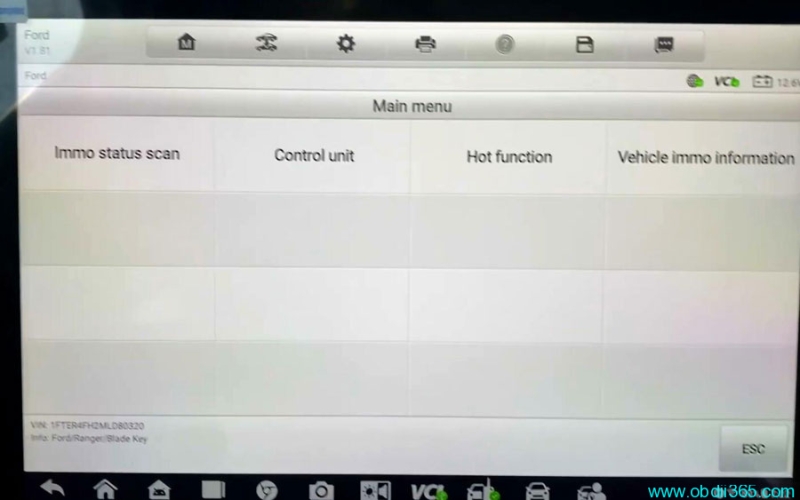 Autel IM608 II Program 2021 Ford Range All Blade Keys Lost (Active Alarm)