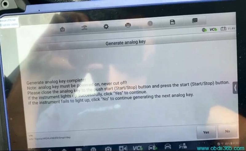 Autel IM608 II Program Highlander 2020-2023 All Keys Lost by OBD