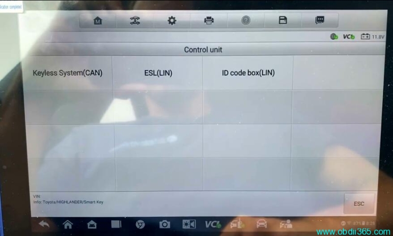 Autel IM608 II Program Highlander 2020-2023 All Keys Lost by OBD