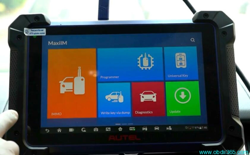 Autel IM608 Pro Program Range Rover Sport 2021 All Keys Lost by OBD