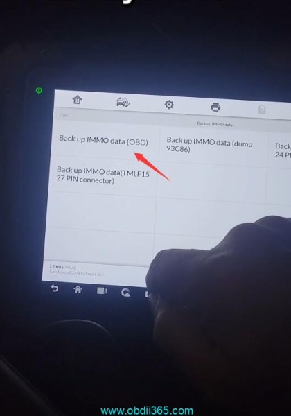 Autel IM608 Program 2021 Lexus RX450h All Keys Lost via OBD