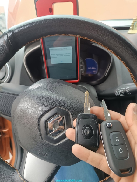 Autel KM100 Adds Renault Kwid 2020 Key via OBD