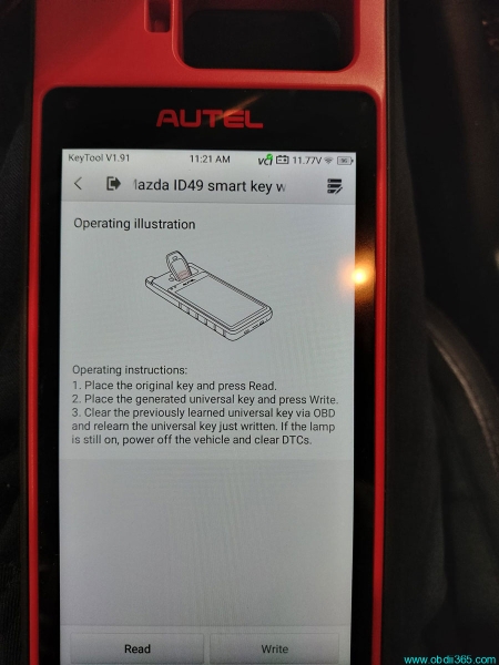 Autel KM100 Mazda CX-5 AKL Keyless Entry Malfunction Solution