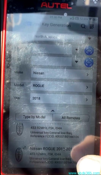 Autel KM100 Program 2018 Nissan Rogue All Keys Lost