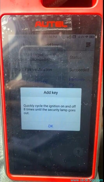 Autel KM100 Program 2019 Toyota RAV4 8A Blade Key All Keys Lost