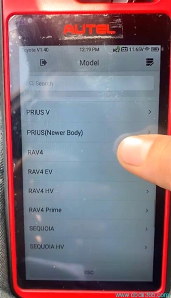 Autel KM100 Program 2019 Toyota RAV4 8A Blade Key All Keys Lost