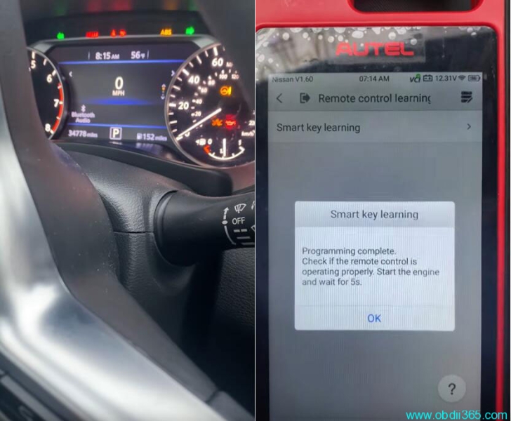 Autel KM100 Program 2020 Nissan Altima All Keys Lost