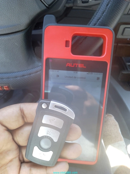 Autel KM100 Program BMW CAS2 Key via OBD