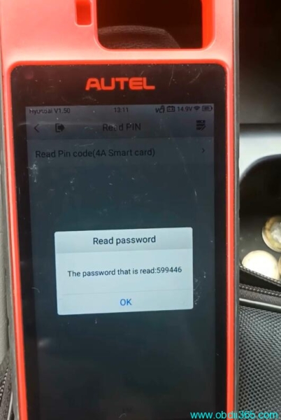 Autel KM100 Read Hyundai Santa FE 2020 PIN Code