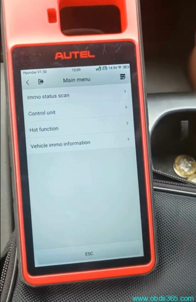 Autel KM100 Read Hyundai Santa FE 2020 PIN Code