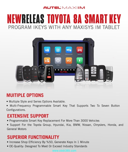 Autel Maxiim Update Toyota A Smart Key