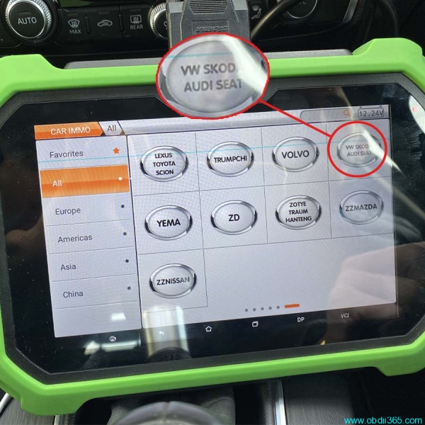 How to Add 2013 Audi A3 MQB Key with OBDSTAR X300 DP Plus?