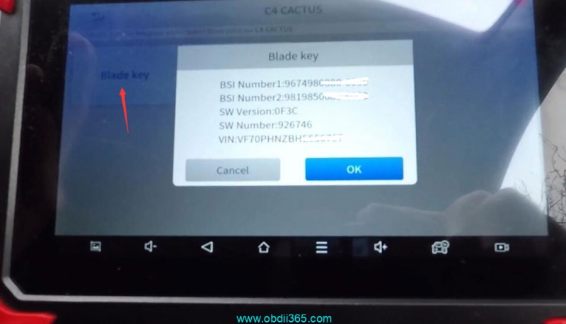 How to Add 2016 Citroen C4 Key Fob with Xtool D7/D8