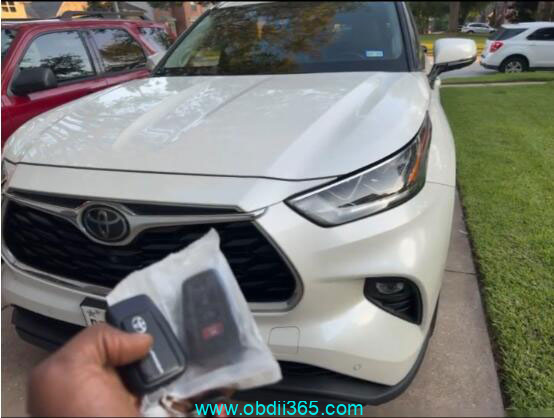 How to Add 2020 Toyota Highlander Proximity with OBDSTAR?