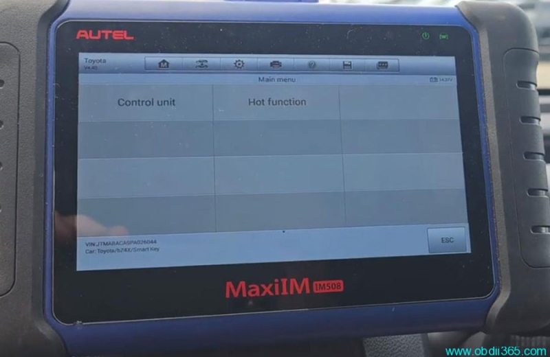 How to Add 2023 Toyota BZ4X Key by Autel IM508 and OBDSTAR 30 Pin Cable?