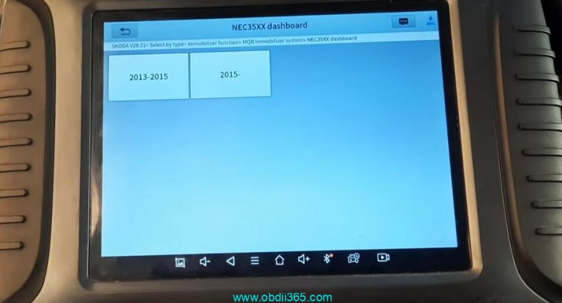 How to Add Skoda Fabia 2019 MQB NEC35XX Key with Xtool X100 PAD3