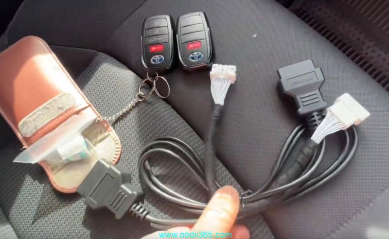 How to Add Toyota Venza 2021 Smart Key with Autel IM508 & 30-PIN Cable?