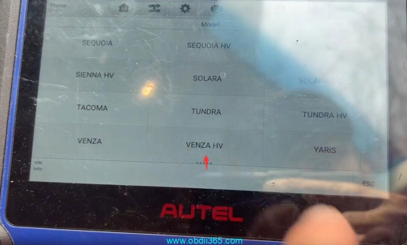 How to Add Toyota Venza 2021 Smart Key with Autel IM508 & 30-PIN Cable?