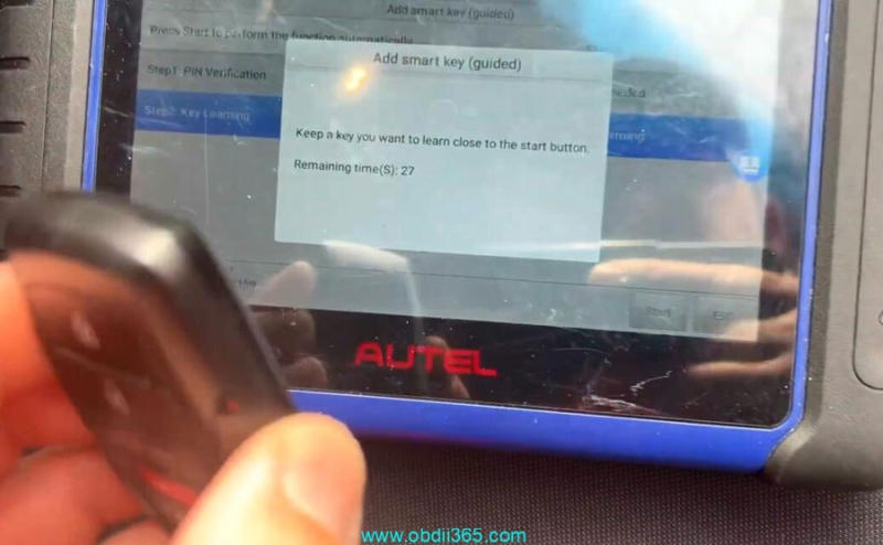 How to Add Toyota Venza 2021 Smart Key with Autel IM508 & 30-PIN Cable?