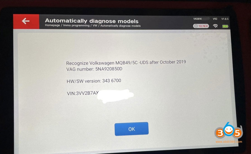 How to Add VAG MQB49 5C Key with Xhorse VVDI2?