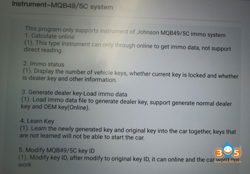 How to Add VAG MQB49 5C Key with Xhorse VVDI2?