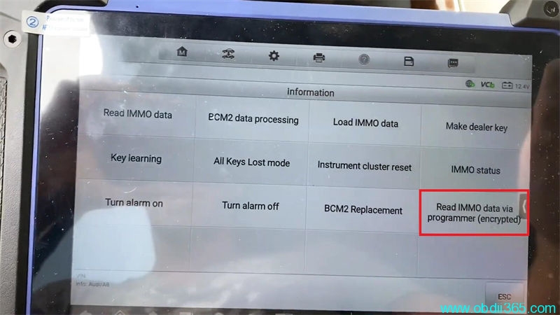 How to Check if Audi BCM2 is Encrypted or Not by Autel IM608 II?