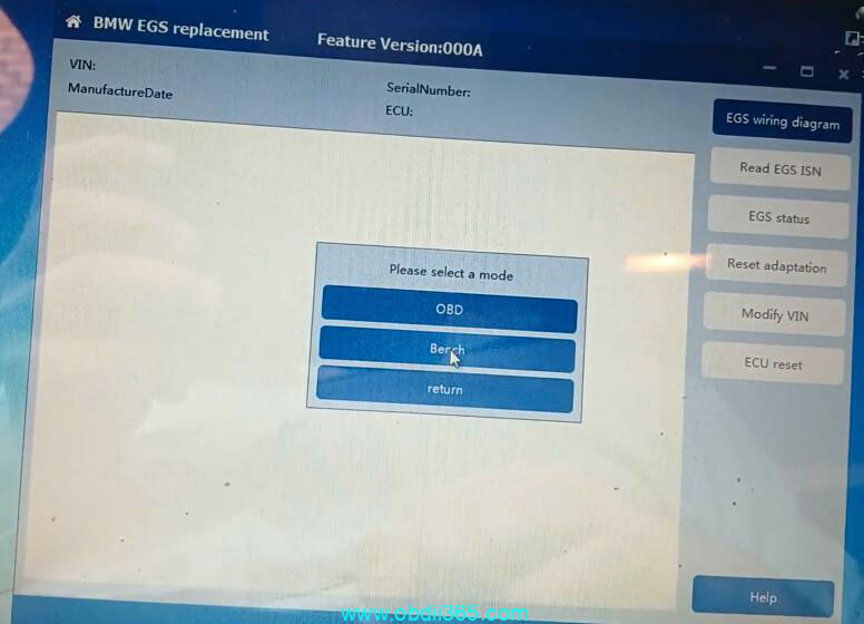 How to Clear BMW ZF6HP EGS ISN with CGDI BMW?