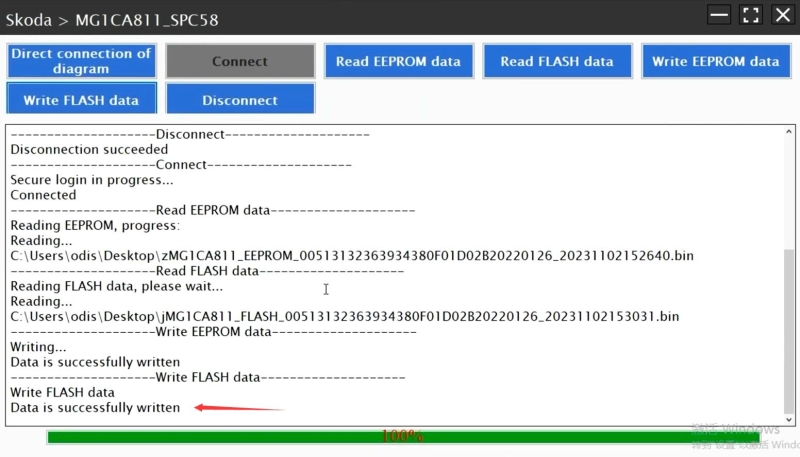 How to Clone Skoda MG1CA811 ECU by Launch X-prog3 PC Adapter?