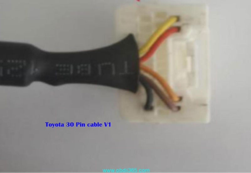 How to Modify OBDSTAR Toyota 30 PIN Cable V2 to Work with Autel?