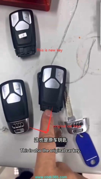 How to Program Audi Q7 MLB Key by KYDZ MLB Tool?