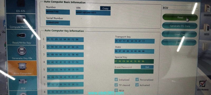 How to Program Benz used ME9.7 ECU with CGDI MB?