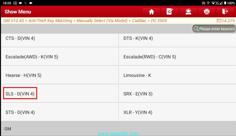 How to Program Cadillac SLS ID46 KeylessGo Smart Key with Launch X431 IMMO Plus?