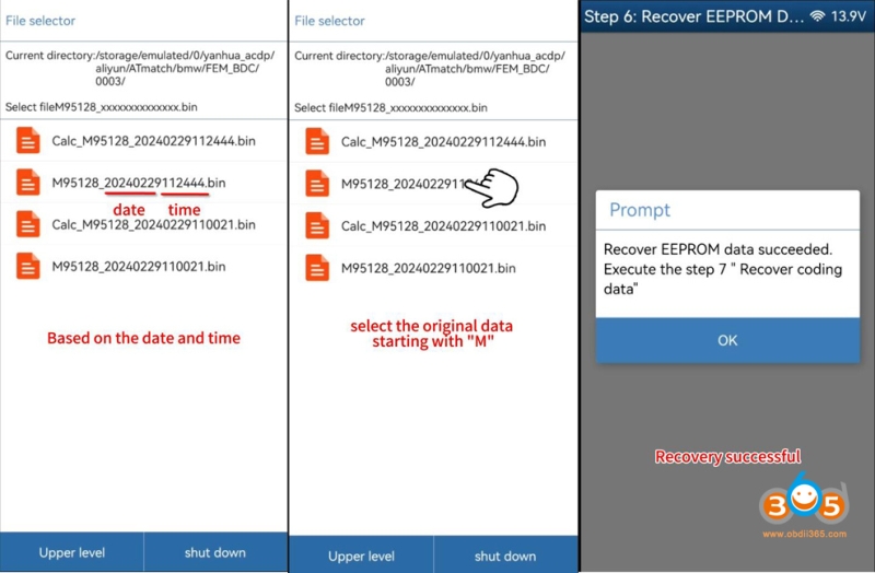 How to Recover BMW FEM BDC with Yanhua Mini ACDP