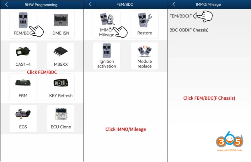 How to Recover BMW FEM BDC with Yanhua Mini ACDP