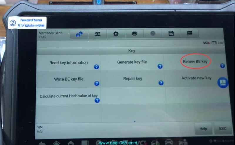 How to Renew Benz BE Key with OTOFIX IM1?