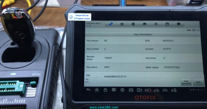 How to Renew Benz BE Key with OTOFIX IM1?