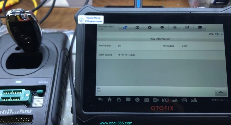 How to Renew Benz BE Key with OTOFIX IM1?