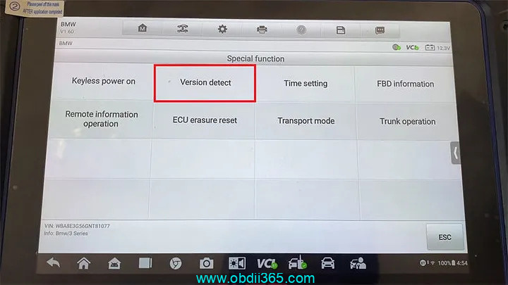 How to Solve Autel IM608 BMW FEM “Version is Not Supported”?