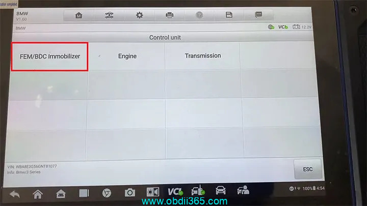 How to Solve Autel IM608 BMW FEM “Version is Not Supported”?