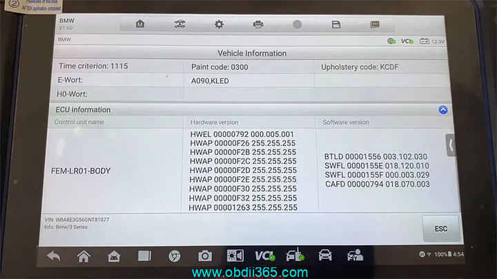 How to Solve Autel IM608 BMW FEM “Version is Not Supported”?