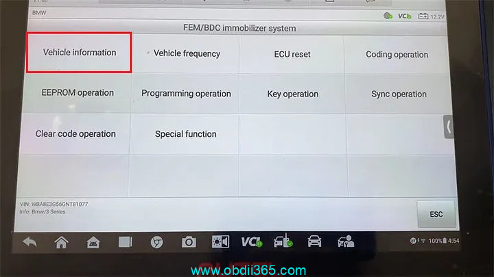 How to Solve Autel IM608 BMW FEM “Version is Not Supported”?