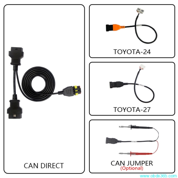 How to Tell Different OBDSTAR Toyota Cables?